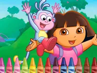 image Dora the Explorer 4 Coloring