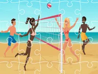 image Beach Volley Ball Jigsaw
