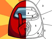 image Among Us Coloring Book 1