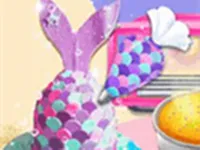 image Unicorn Mermaid Cake