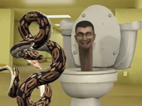 image Python Snake Kill Skibidi Toilet Backrooms