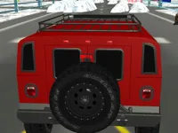 image Snow Plow Jeep Driving