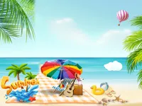 image Summer Beach Slide