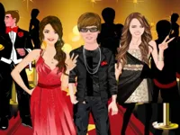 image Selena and Justin Kissing