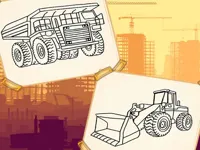 image Construction Trucks Coloring
