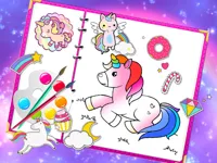 image Fabulous Cute Unicorn Coloring Book