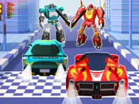 image Car Robot Transform Fight